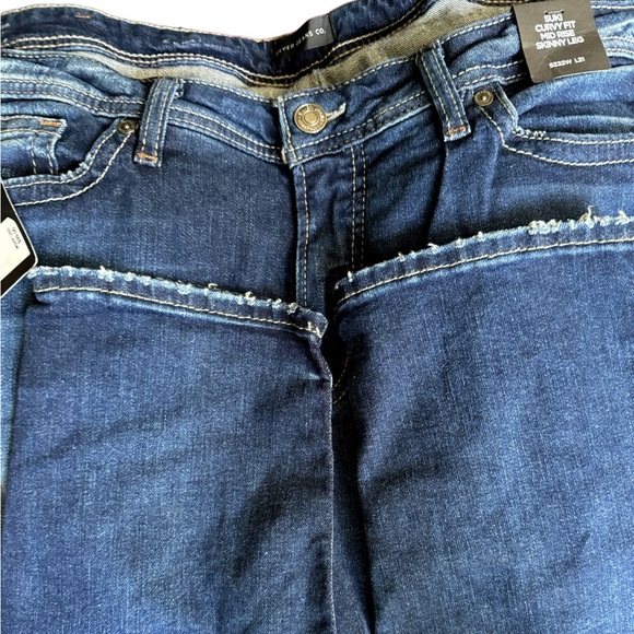 Silver Jeans Suki Skinny Midrise Curvy Fit Jeans 22W - Picture 12 of 16